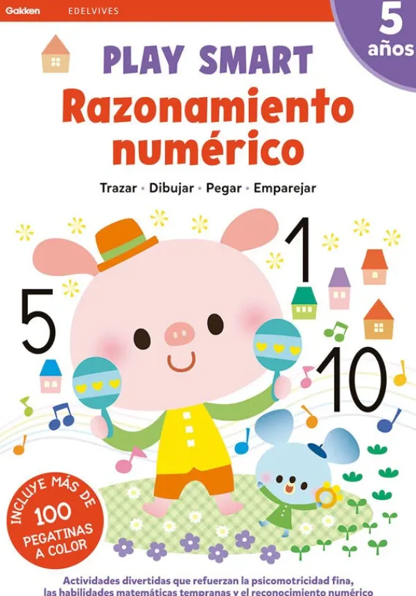 Actividades Y Puzzles*Edelvives Play Smart. 5 años. Entrenamiento numérico