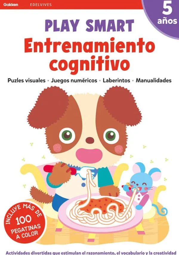 Actividades Y Puzzles*Edelvives Play Smart. 5 años. Entrenamiento cognitivo