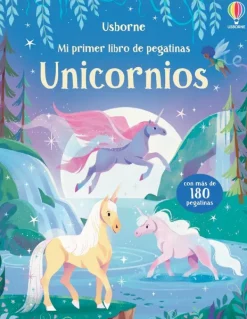 Actividades Y Puzzles*Usborne Unicornios. Mi primer libro de pegatinas