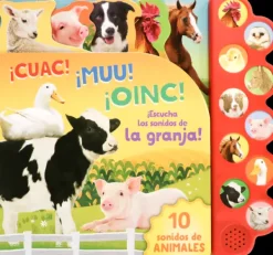 Libros Con Sonido*Parragon 10 Sonidos de la granja ¡Cuac! ¡Muu! ¡Oinc!