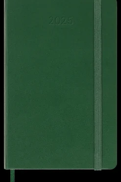 Agendas Moleskine*Ed. Moleskine Agenda 2025 - Diaria - Tapa dura - Pocket - Verde mirto