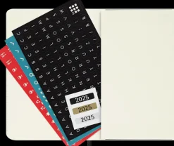 Agendas Moleskine*Ed. Moleskine Agenda 2025 - Horizontal semanal - Tapa blanda - Pocket - Negro