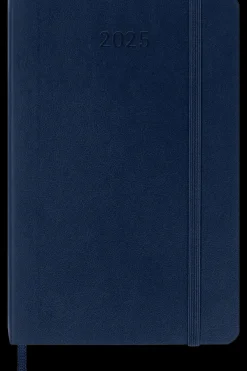 Agendas Moleskine*Ed. Moleskine Agenda 2025 - Semanal - Tapa blanda - Pocket - Azul zafiro
