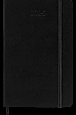 Agendas Moleskine*Ed. Moleskine Agenda 2025 - Semanal - Tapa dura - Pocket - Negro
