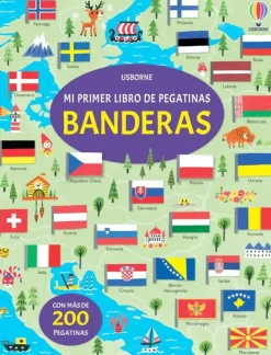 Actividades Y Puzzles*Usborne Banderas. Mi primer libro de pegatinas