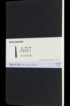 Cuaderno Arte*Ed. Moleskine Bloc para dibujo - Tapa blanda - Large - Negro