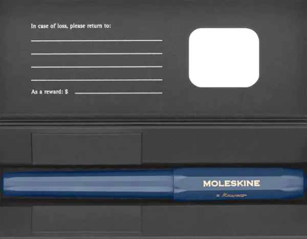 Lápices Moleskine*Ed. Moleskine Bolígrafo Moleskine x Kaweco - Azul zafiro - 0.7 MM - Tinta negra