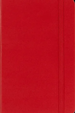 Cuadernos Clásicos*Ed. Moleskine Cuaderno Clásico - Tapa Dura - Pocket - Rojo escarlata - De rayas