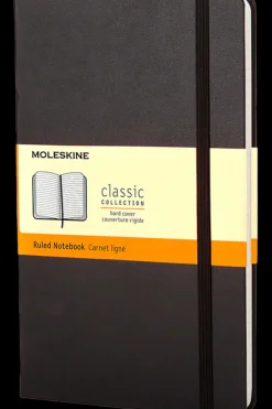 Cuadernos Clásicos*Ed. Moleskine Cuaderno Clásico - Tapa dura - Large - Negro - De rayas