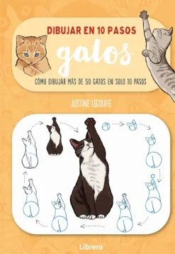 Arte*Librero Dibujar en 10 pasos: Gatos