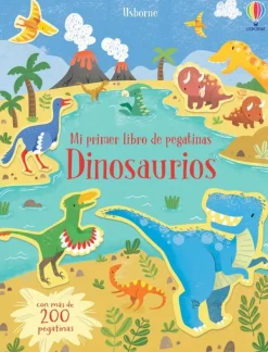 Actividades Y Puzzles*Usborne Dinosaurios. Mi primer libro de pegatinas