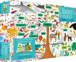 Actividades Y Puzzles*Usborne El árbol de la vida. Libro y puzle (300 piezas)