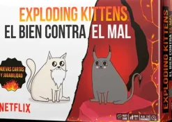 Juegos De Mesa*Ed. Asmodee Exploding kittens. El bien contra el mal