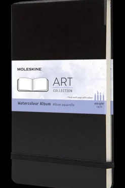 Cuaderno Arte*Ed. Moleskine Álbum para acuarelas - Tapa dura - Large - Negro