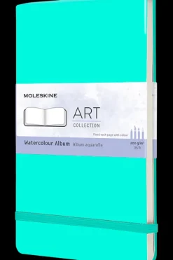 Cuaderno Arte*Ed. Moleskine Álbum para acuarelas - Tapa dura - Large - Verde Salvia