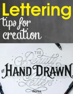 Lettering*Monsa Lettering tips for creation