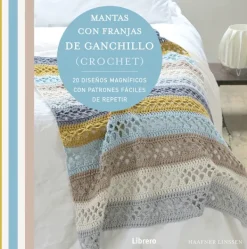 Crochet*Librero Mantas con franjas de ganchillo (Crochet)