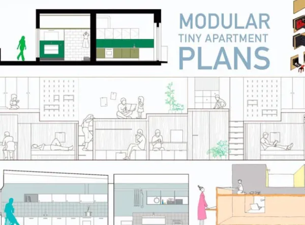 Casas Y Edificios*Monsa Modular tiny apartment plans
