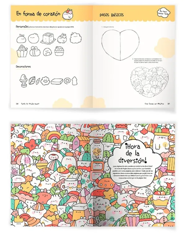 Guías De Dibujo*Contrapunto Mundo de dibujos Kawaii