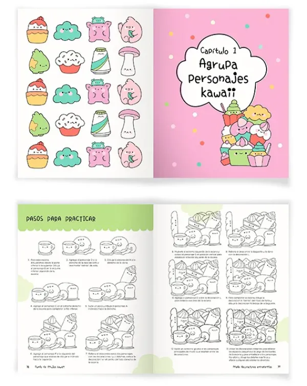 Guías De Dibujo*Contrapunto Mundo de dibujos Kawaii