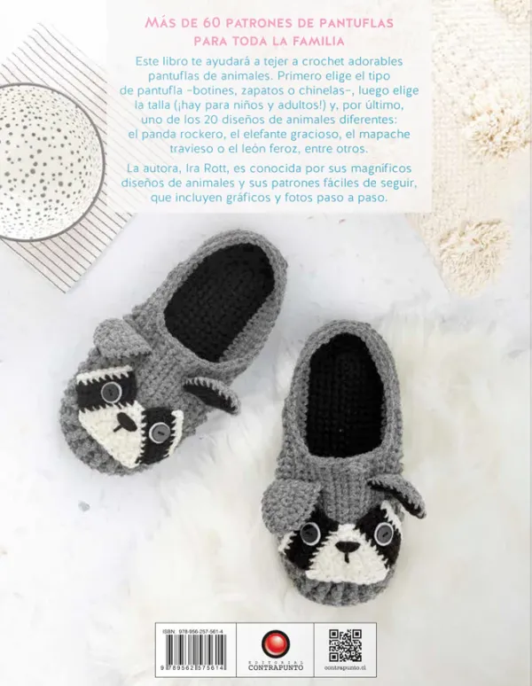 Crochet*Contrapunto Pantuflas a crochet