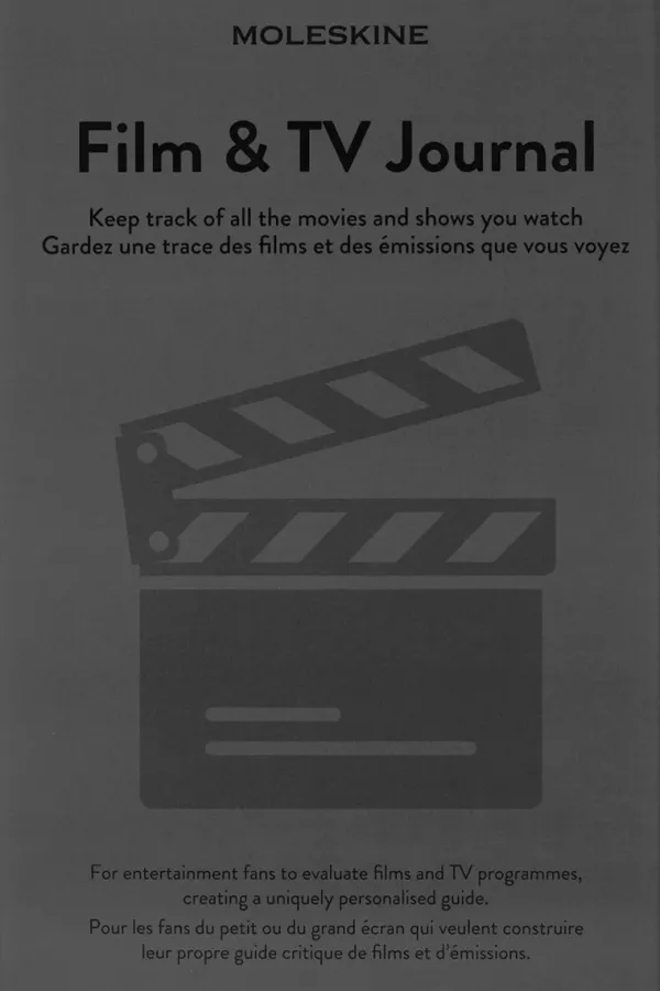 Passion Journals*Ed. Moleskine Passion Journal / Diario de cine y TV