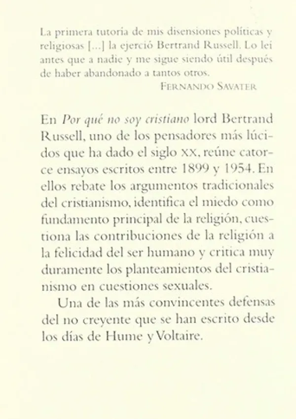 Esoterismo Y Mitología*Edhasa Por qué no soy cristiano