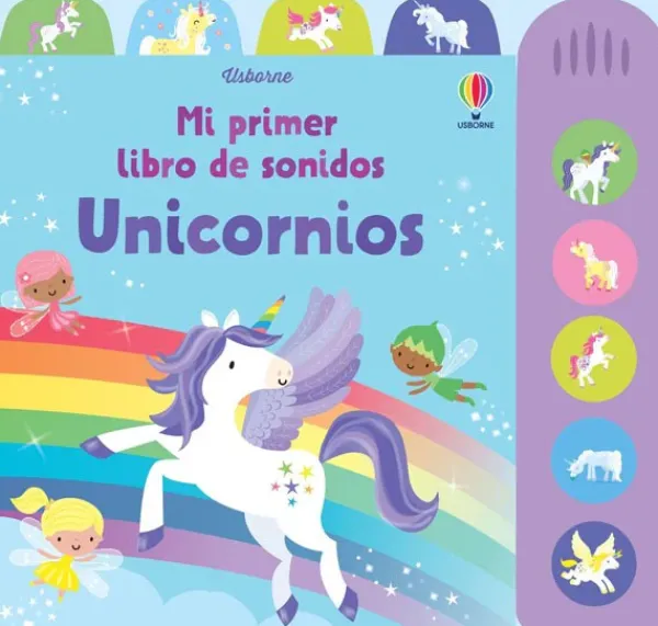 Libros Con Sonido*Usborne Unicornio. Mi primer libro de sonidos